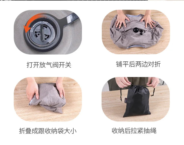 Inflatable Pillow Travel Work Journey Bus Train Airplane Sleeping Neck Pillow Neck Protection Cervical Inflatable Body Pillow