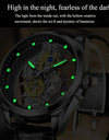 Men Watch Skeleton Quartz Wristwatch Gold Skeleton Retro Man Watch Top Brand Luxury Clock Watches