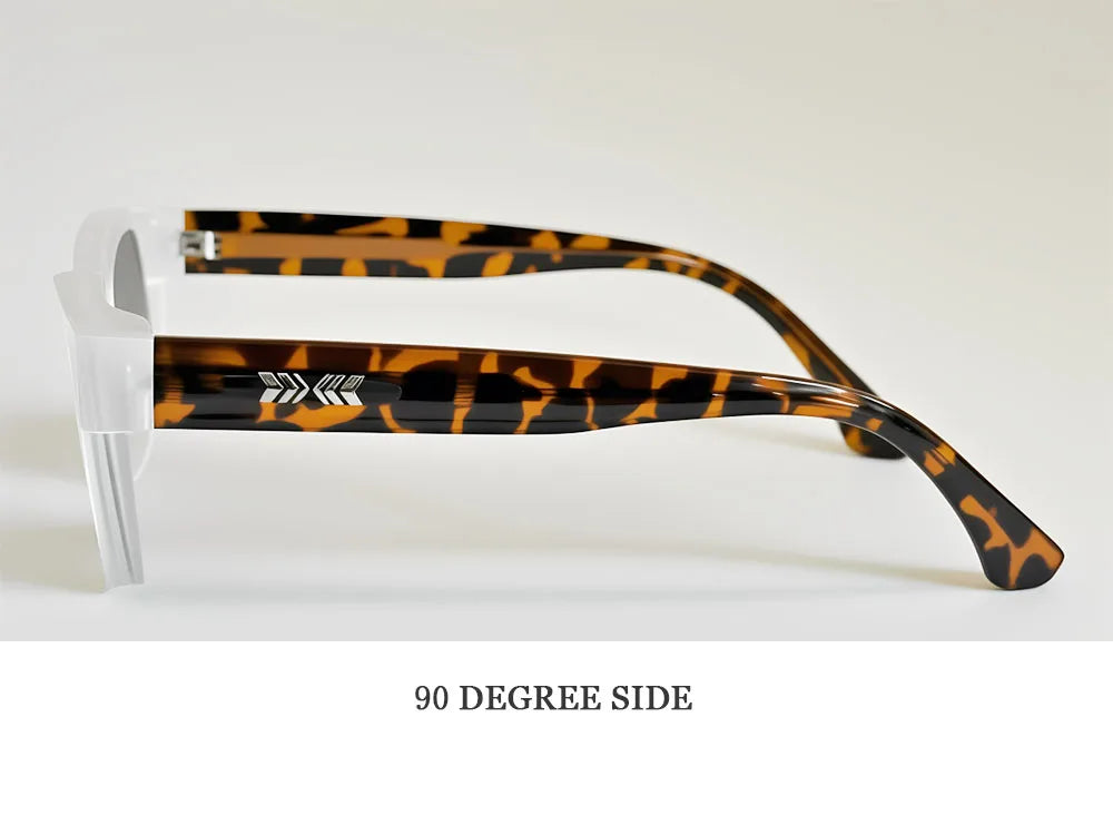 Vintage Square Sunglasses With Polarised Lenses