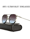 Heavy Metal Sunglasses For Men Round Steampunk Sunglasses