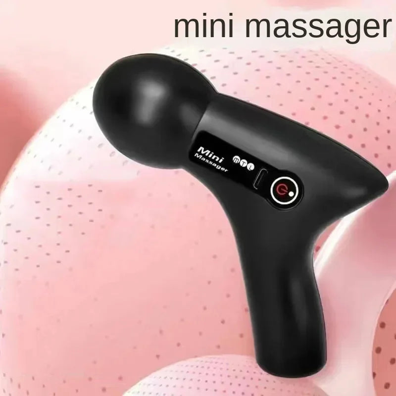 Mini Massage Massage LCD Screen 6 Heads  Muscle Massager Portable Electric Fascia  for Neck Foot Body Fascia