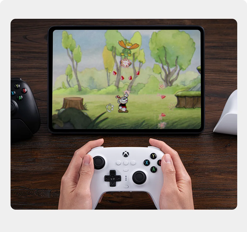 Wireless Gaming Controller with Hall Effect Joysticks for Xbox and PC