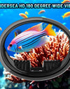 Oval Diving Mask Spearfishing Mask Classic Retro-Style Panoramic Wide View Scuba Goggles Tempered Glass Lens for Adults