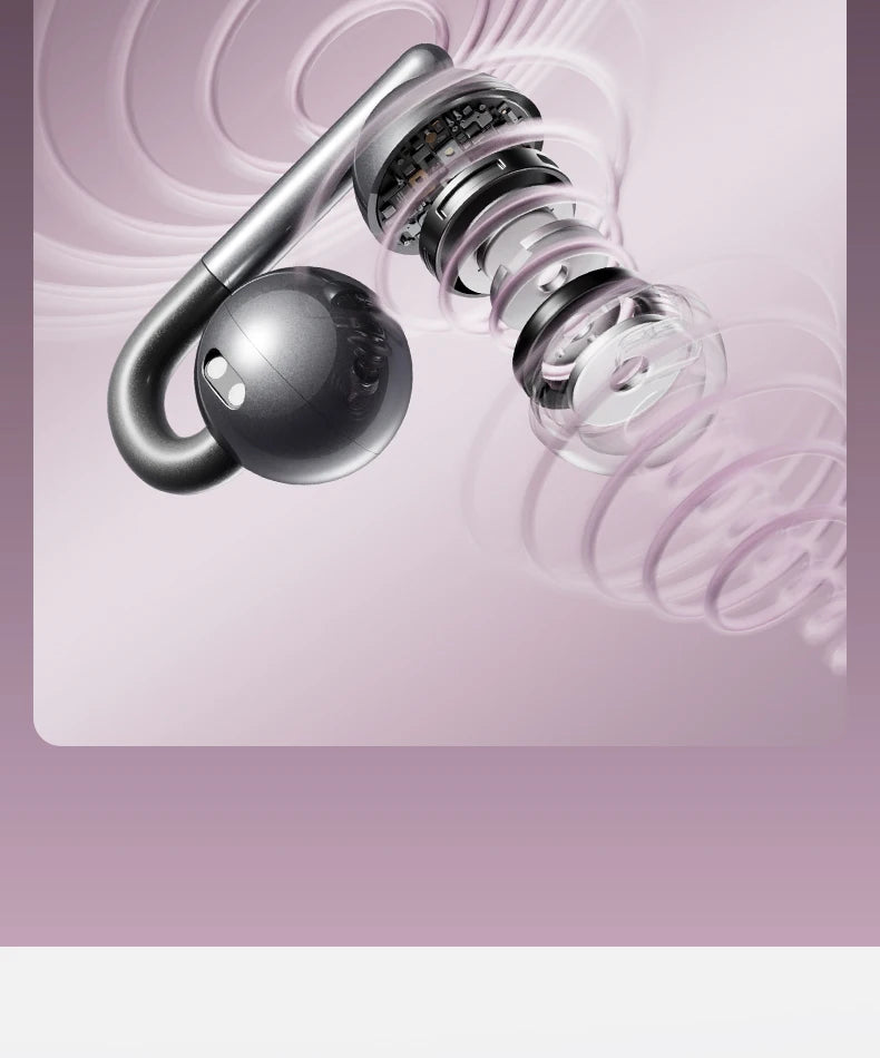 F60 Open Ear 360° Panoramic Sound Headphones Deep Bass Earphones Hi-Pure Original High Lossless Quality Sound Headset