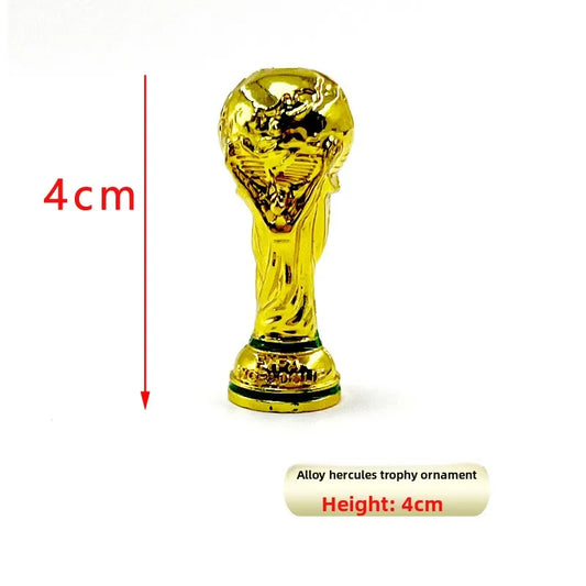 2026 Football Trophy Keychain Soccer Fan Backpack Charm Collectible