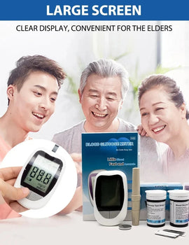 Blood Glucose Meter Glucometer Kit Code Free Diabetes Test 50/100pcs Strips With Lancets Medical Blood Sugar Mg/mmol