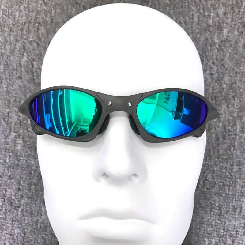 Polarized UV400 Cycling Sunglasses – Multi Color Metal Frame Fishing Riding Bicycle Eyewear