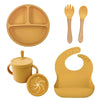Yellow 6PCS Wood Set