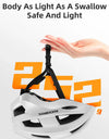 Bicycle Light Helmet MTB Road USB Warning Rear Light Cycling Helmet EPS PC Intergrally-molded Safety Bike Helmet