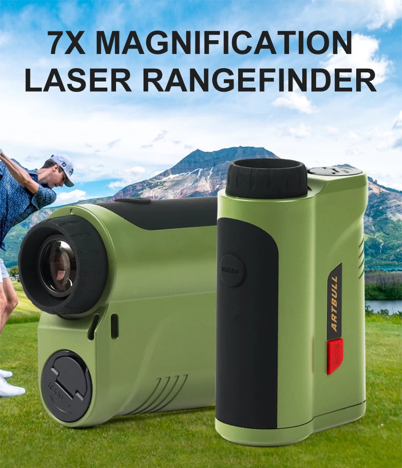 OLED Red Display 1200Yard / 2000Yard Laser Rangefinder with 7X Magnification