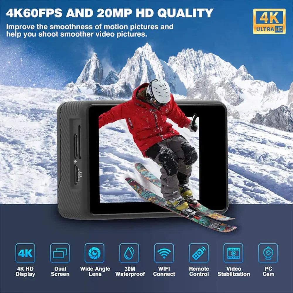 5K Action Camera 4K 60FPS 2