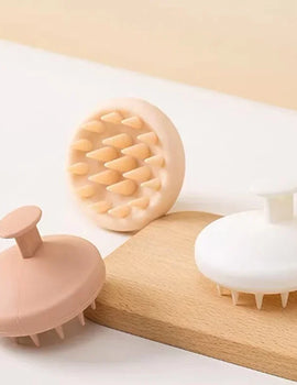 Full Silicone Scalp Massage Shampoo Brush,Head Scrubber with Soft Bristles,Women/ Hair Comb Hairbrush