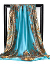 Scarves For Women Print Silk Satin Head Scarf Female Luxury Brand Square Shawl Large Hijab Scarfs