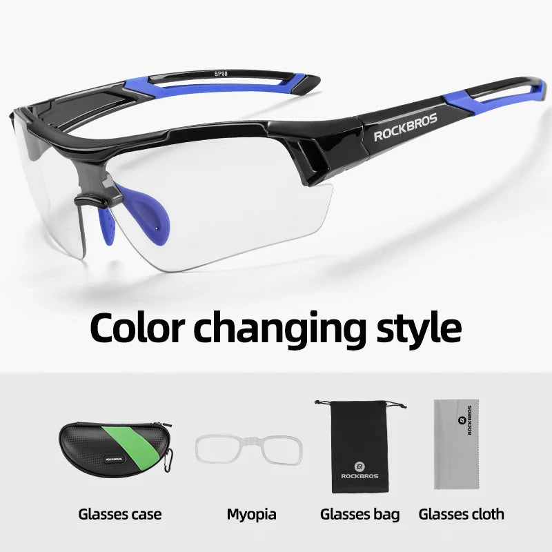 Bicycle Glasses Photochromic / Polarised Lens Bike Sunglasses UV400 Sun Protection MTB Road Cycling Eyewear Glasses