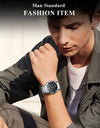 Men Watches Stainless Steel Top Luxury Fashion Business Wristwatch Waterproof Luminous Quartz Watches