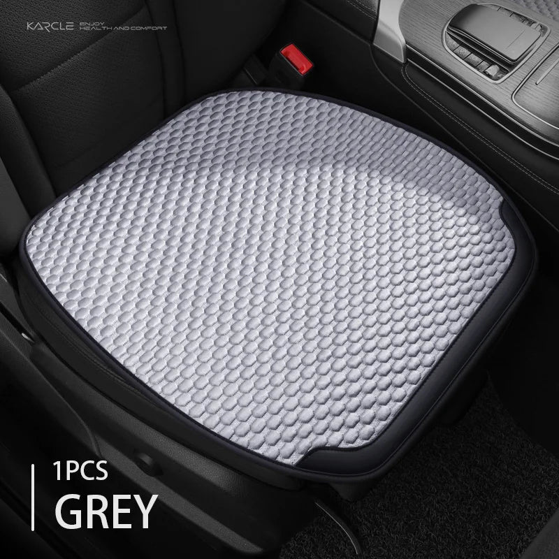 Summer Ice Silk Car Seat Covers Universal Front Rear Car Seat Cushion Auto Protect Mat Cooling Breathable Anti-slip Car Cover