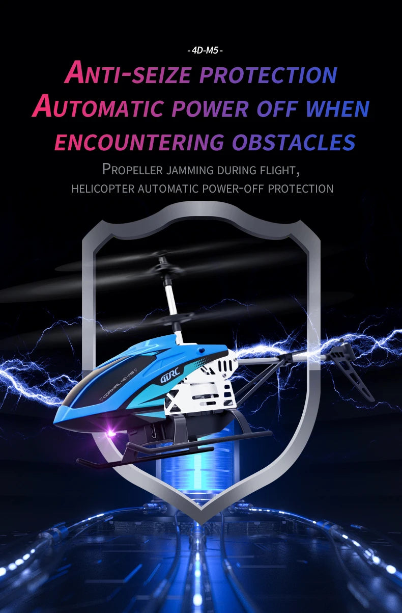4DRC M5 Remote Control RC Helicopter with Gyro Altitude Hold Drone 3.5 Channel Aircraft Indoor Flying Toy Gift for Boys Girl