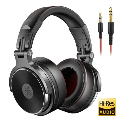 Studio Pro DJ Headphone Over Ear 50mm Drivers HIFI Wired Headset Professional Monitor DJ Headphones With Mic For Phone