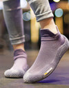 Silent Indoor Sports Shoes and Socks Gym Ultra Lightweight Shock Absorbent Breathable Anti Slip Soft Bottom Yoga