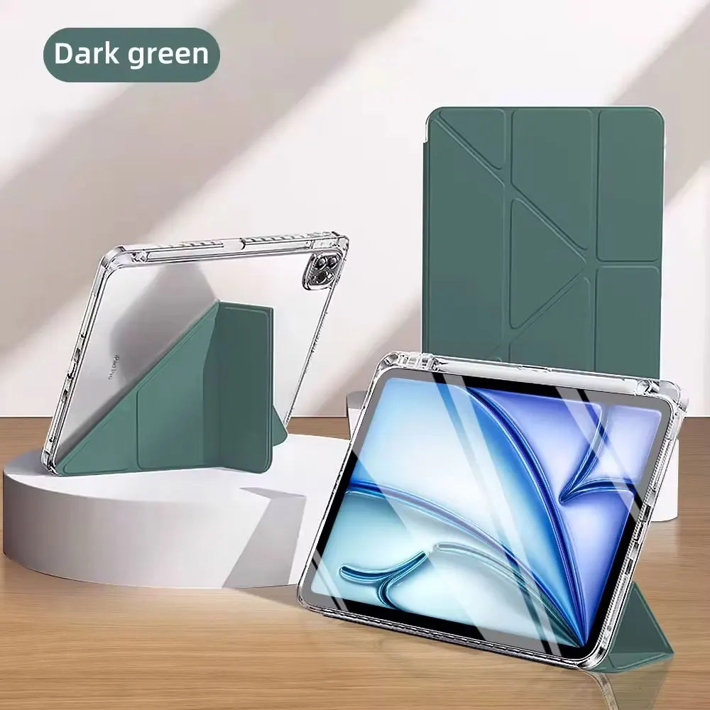 Clear Case For iPad Pro 11 iPad 10.2 7th 8th 9th 10th Gen Cover iPad Air 6 5 4 3 10.2 10.9 13 12.9 M2 M4 mini 6 7 8.3 Clear Case