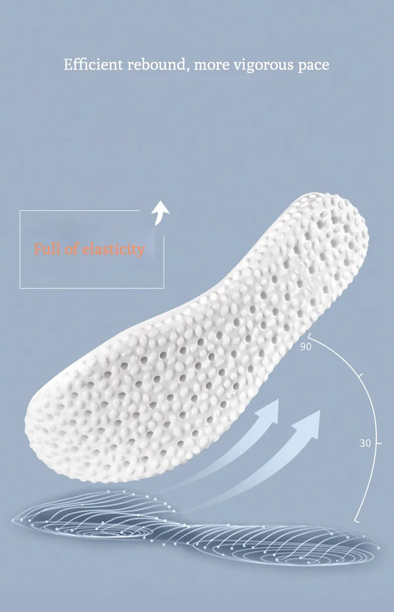 1Pair Sports Shoes Insole Comfortable Plantar Fasciitis Insoles for Feet Men Orthopedic Shoe Sole Running Accessories