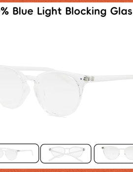 Clear Frame 100% anti-blue light glasses Clear Lens Anti fatigue Glasses Fashion Glasses Women And Man Computer Gaming Glasses