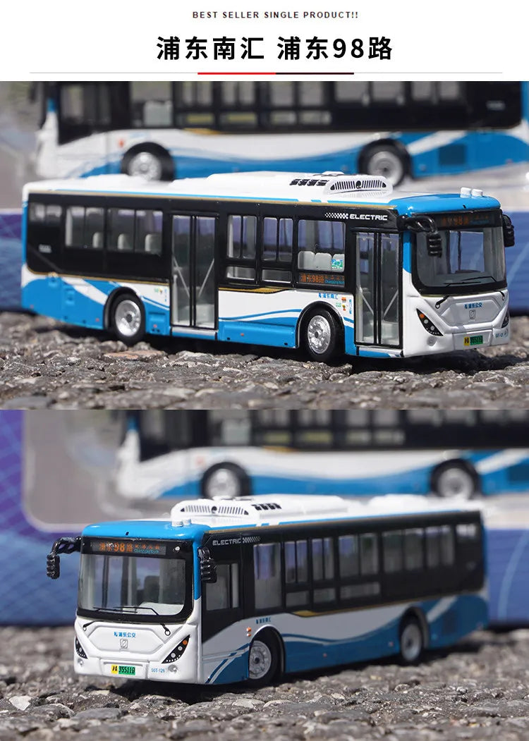 1 120 Scale Shanghai City Tour Bus Diecast Model Vehicle