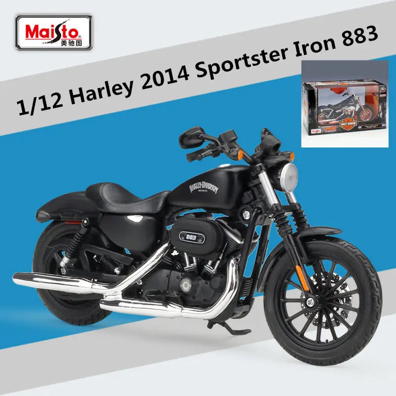 Diecast Harley Street Glide Special 2015 Motorcycle Model 1 to 12 Scale