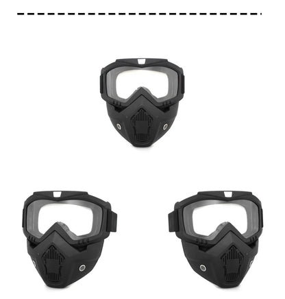 Harley Mask Goggles Motocross Helmet Windshield Outdoor Riding Glasses Spectacles UV400  Sunglasses Cycling  Wind Shields