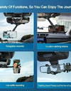 360 Car Phone Holder Rearview Mirror Mount Car Bracket Navigation GPS Stand Foldable Adjustment Mobile Cell Phone Support in Car
