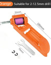 2.0-12.5mm Portable Drill Bit Sharpener Corundum Grinding Wheel Bit Tool Twist Drill Bit Sharpening Machine Hand Tool Set