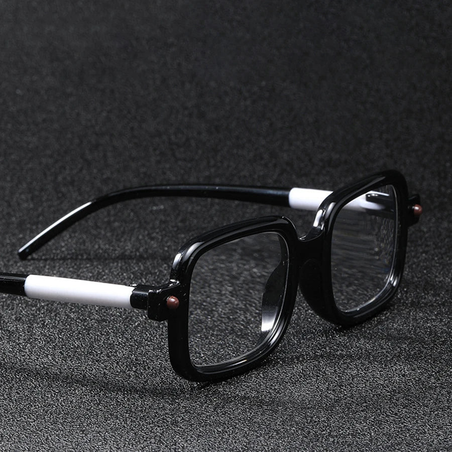 Retro Reading Glasses Fashion Square Presbyopia Hyperopia Eyeglasses Women Man Trendy Eyewear +1.0 +1.5 +2.0 +3.0 +3.5 +4.0
