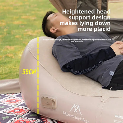 Fast Inflatable Air Sofa Bed Outdoor Portable Air Mattress Lazy Camping Automatic Inflatable Sleeping Mat Uptaded