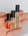10pcs 2ml 3ml 5ml Bayonet Spray Bottle Portable Empty Clear Perfume Bottle Glass Sample Mini Travel Cosmetic Container