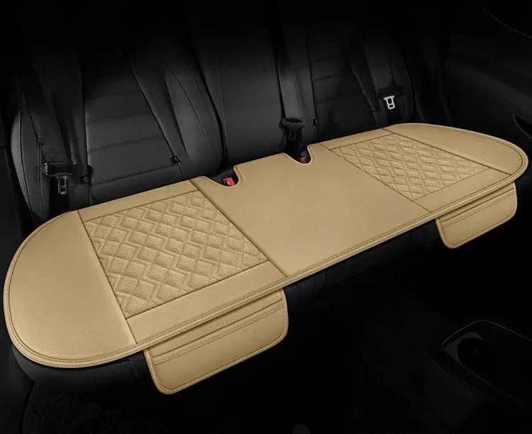 Genuine Leather Car Seat Cover Breathable Hole Car Seat Cushion Universal Auto Seat Mat Pads 3D Convex Design Chair Cushion Mats