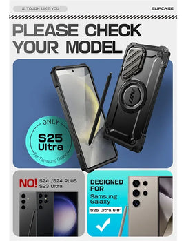 For Samsung Galaxy S25 Ultra Case UB Mag XT Heavy Duty Rugged Strong  Phone Case with Camera Cover Kickstand