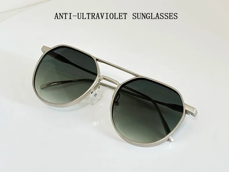 Oval Vintage Sunglasses With UV400 Protection