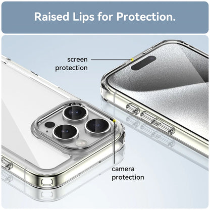 For iPhone 16 Pro Case Luxury Transparent Silicone For iPhone 16 Pro Case Phone Protector Cover for iPhone 16 Pro Cover