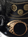Steampunk Top Hat Jazz Decoration Fancy Dress up for Carnival Party Role Playing