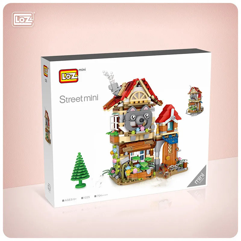 Diamond Mini Street Snow White Princess Fairy Tale House Building Blocks Bricks Toys for Children Xmas Gifts 1225 1226