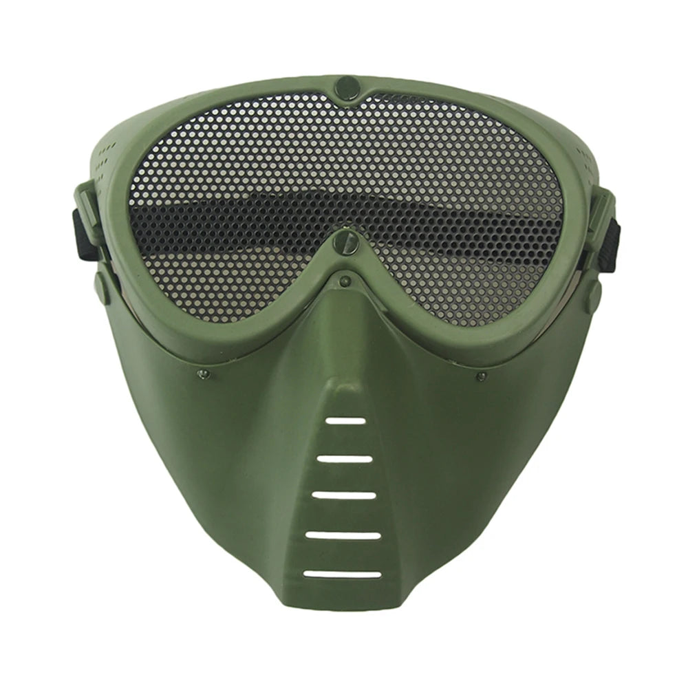 Breathable Full Face Tactical Mask, Airsoft Paintball, CS Wargame Sports Mask, Cool Cosplay Masks