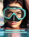Snorkel Mask 3 Windows Panoramic Wide View HD Three-Lens Adjustable Scuba Snorkeling Swimming Diving For Adults and Kids