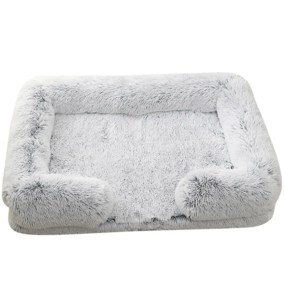 Winter Plush Pet Bed Sofa for Dogs and Cats