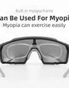 Bicycle Glasses Polarized Photochromic Lens Bike Eyewear Sunglasses UV Sun Protection Sports MTB Road Cycling Goggles