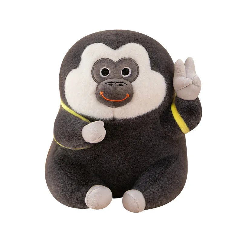 Ugly Cute Monkey Plush Stuffed Doll Banana Pillow Toy