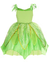 Girls Tinker Bell Costume Halloween Costume Green Fancy Dress Fairy Princess Cosplay Carnival Party Costume