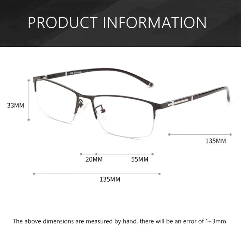 Photochromic Reading Glasses Men Progressive Multifocal Presbyopia Anti-blue Light Hyperopia diopters Presbyopia Glass