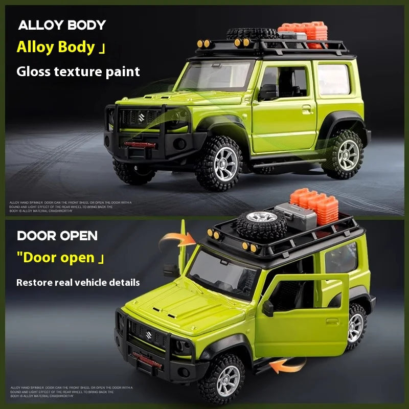 CCA 1:32 Suzuki Jimny Assembly Edition Alloy Diecast Model Assemble Car Toy Ornaments Decorative Trendy Ornament