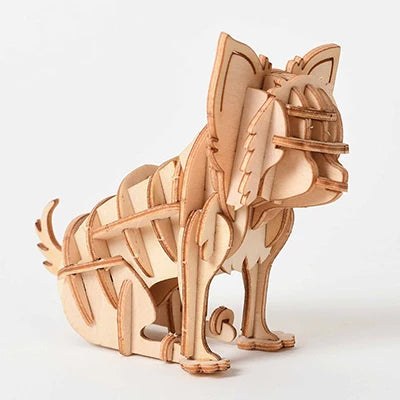 3D Wooden Puzzle Toys for  Adults Teens Animal Assembly Kit Decoration Animal Puzzle Games Home Office Creative Ornament