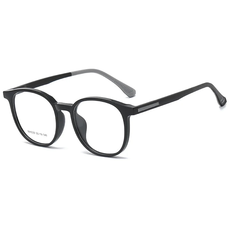 Fashionable face-shaping plain glasses